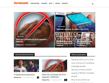 Tablet Screenshot of curiosando.com.br